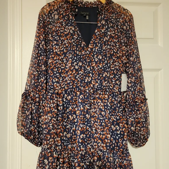 1. State | Dresses | State Dark Floral Babydoll Mini Dress New Floral Long  Sleeve | Poshmark